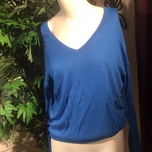 Blue then 100% cotton limited sweater